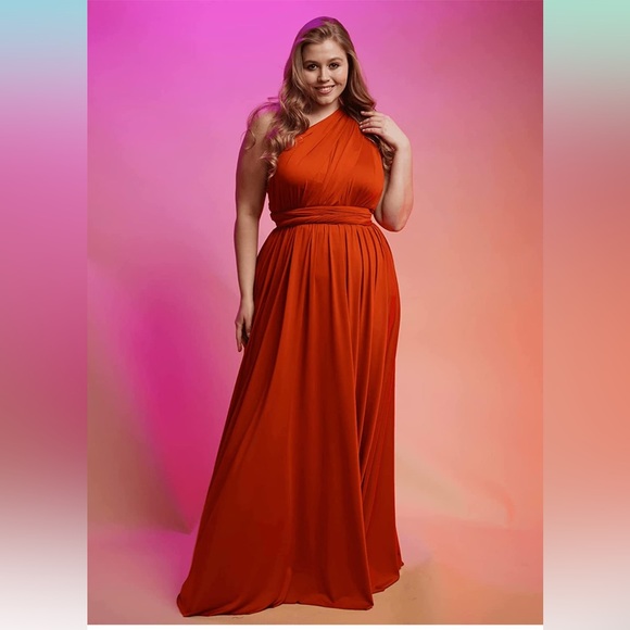 72styles Infinity Dress with Bandeau, Convertible Bridesmaid Dress, Long, Plus - Picture 13 of 16